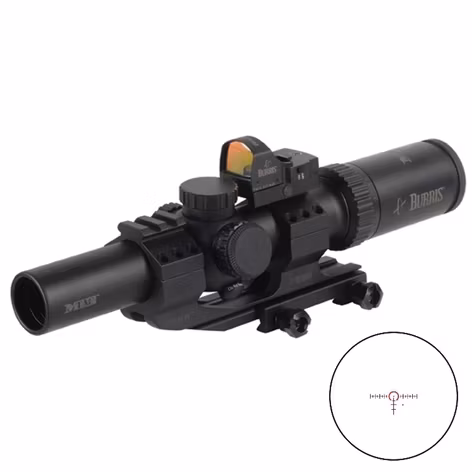 Burris - RT-6 1-6x24 - Belyst Ballistic AR med FastFire III Kikarsikte