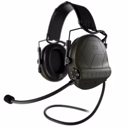 Sordin - Supreme T2 CC Green Headband Leather Memory Foam