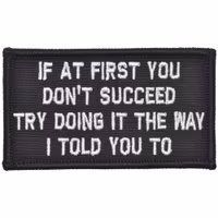 If you dont succeed try doing it the way i told you to - Patch