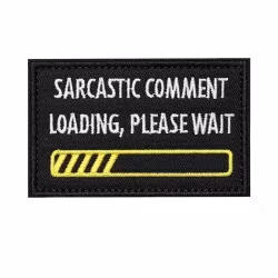 Sarcastic comment loading please wait - Patch