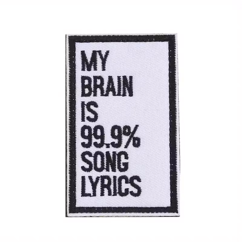 My brain is 99,9% song lyrics - Patch