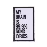 My brain is 99,9% song lyrics - Patch
