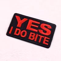 Yes i do bite - Patch