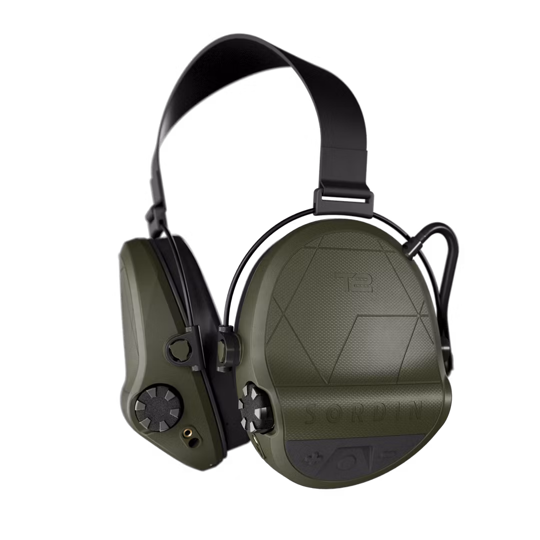 Sordin - Supreme T2 Green Neckband Memory Foam