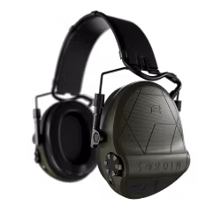 Sordin - Supreme T2 Green Headband Leather Memory Foam