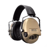 Sordin - Supreme MIL AUX SFA - Slim Headband - Sand - GEL