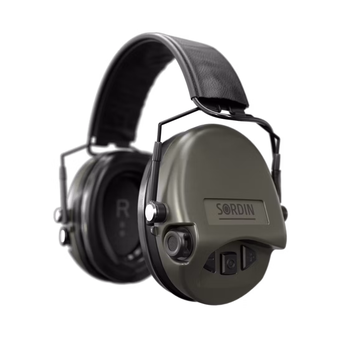 Sordin - Supreme MIL AUX SFA - Slim Headband - Green - GEL