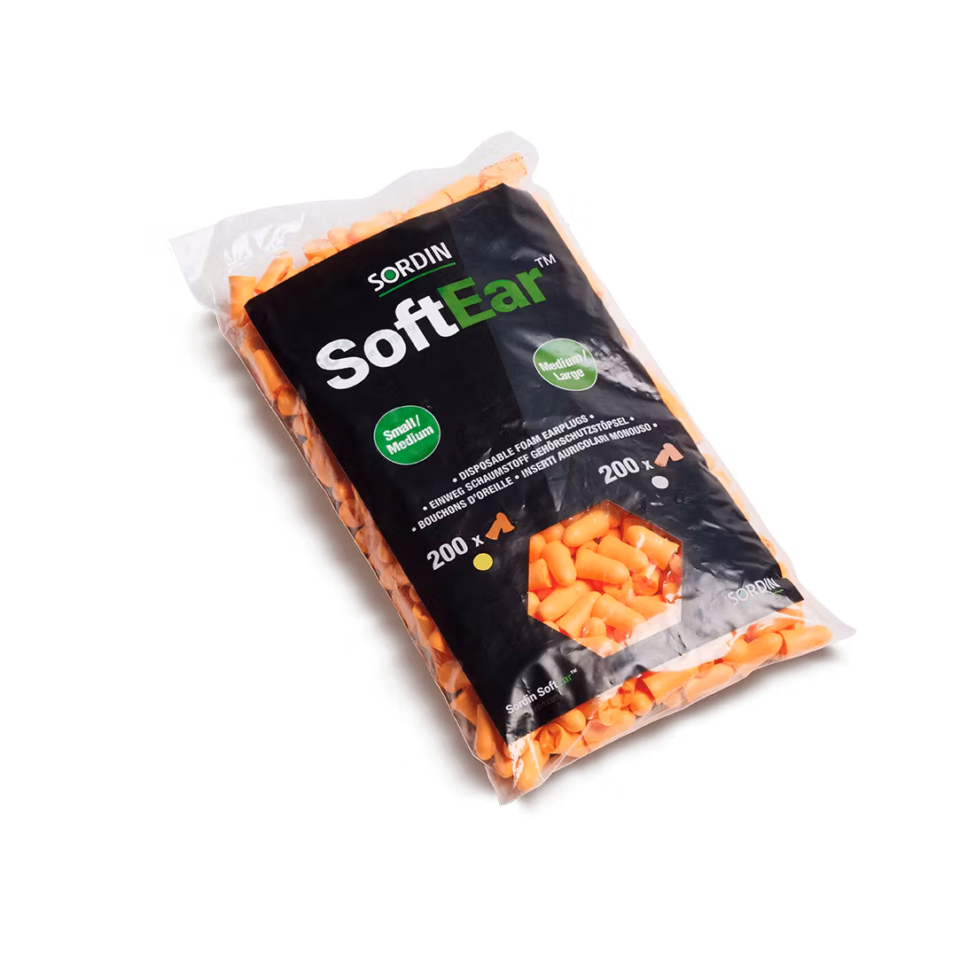 Sordin - SoftEar Disposable Refill Orange (S/M) - 200p