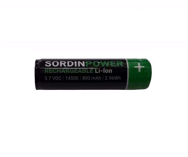 Sordin - Power Battery 14500 - uppladdningsbart - LI-ION 3.7V