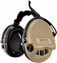 Sordin - Supreme Mil AUX Neckband - Sand