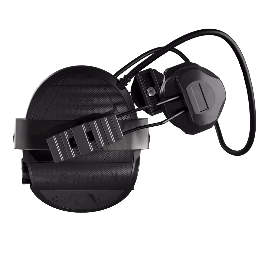 Sordin - Supreme T2 Black RARC Helmet Memory Foam