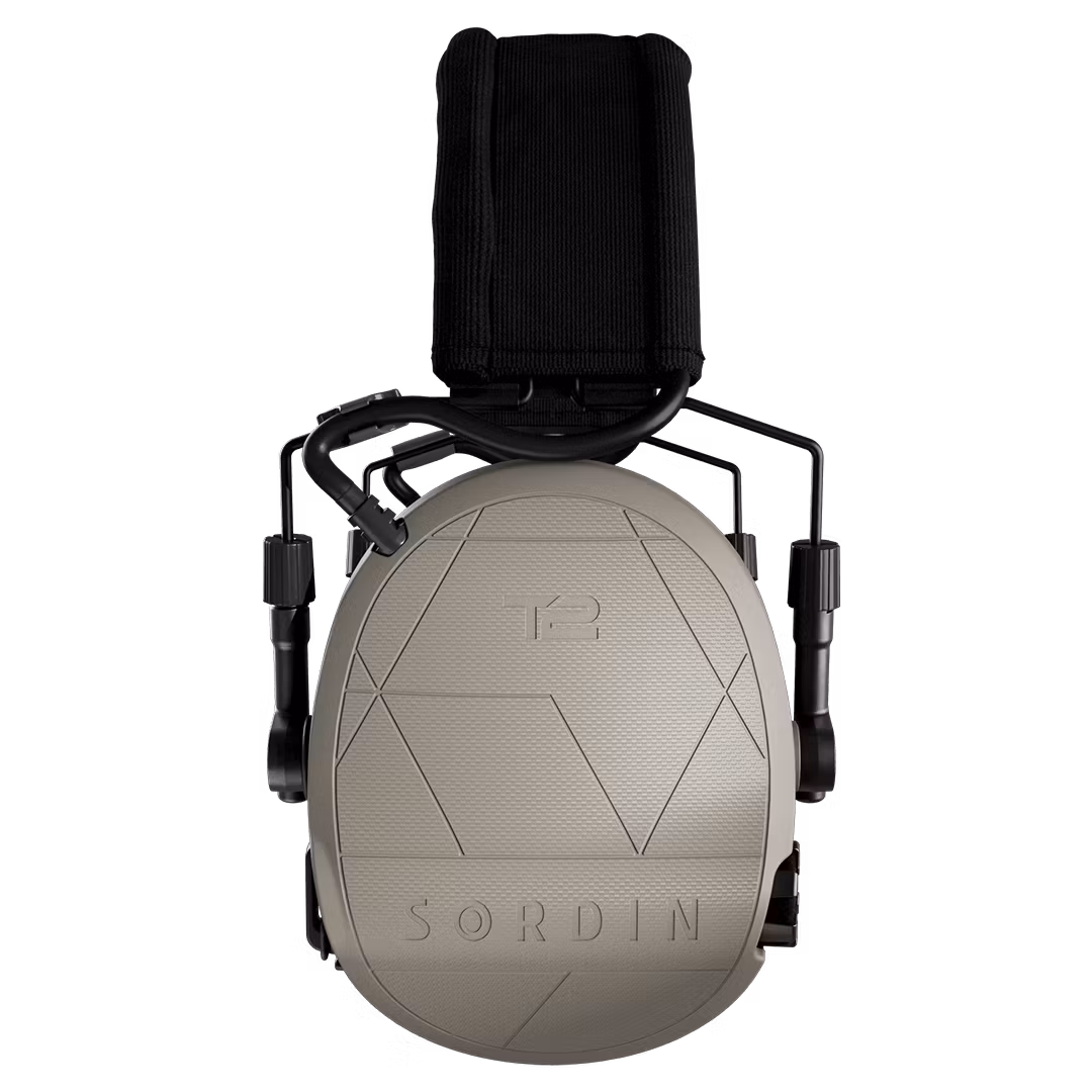 Sordin - Supreme T2 Tan Headband Textile Memory Foam