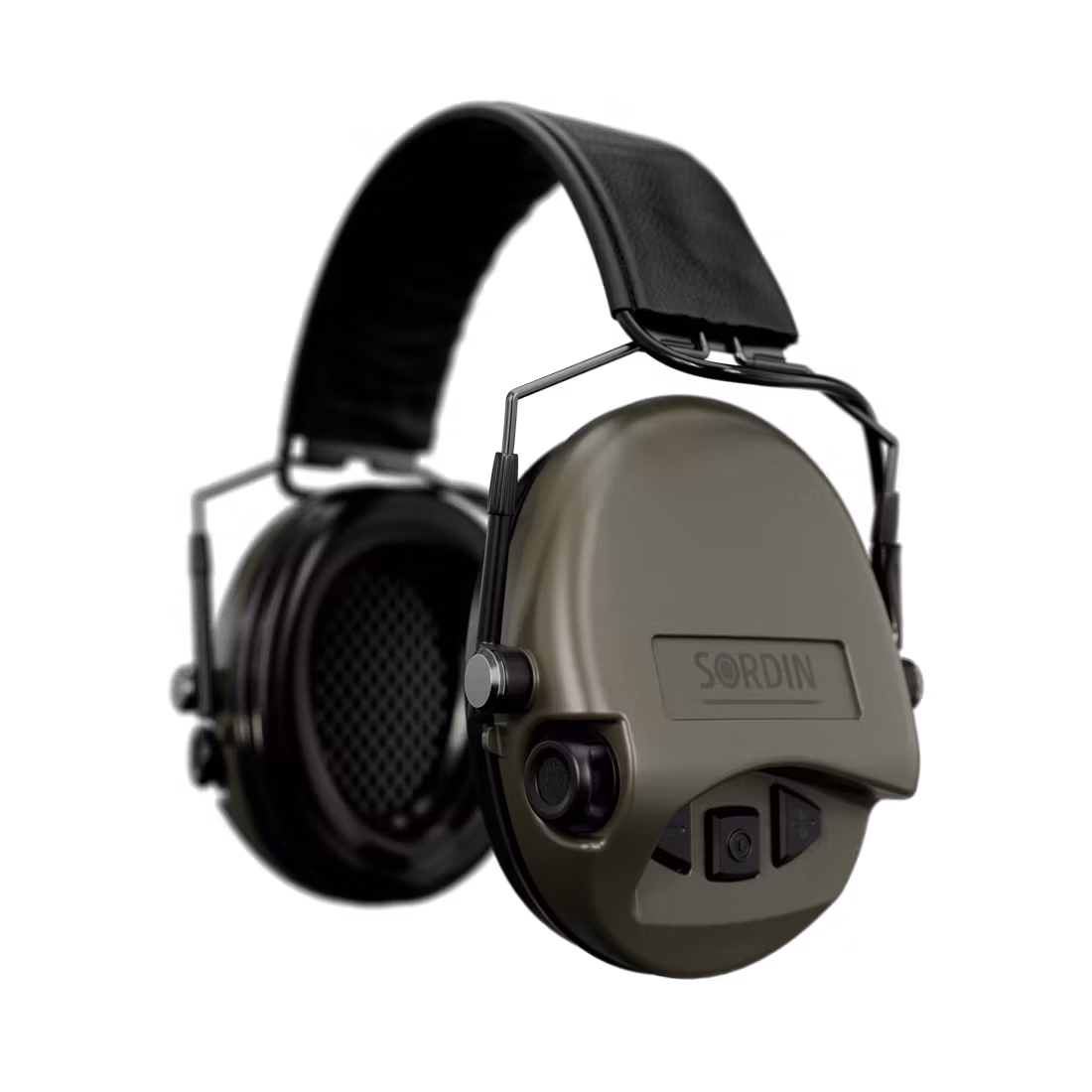 Sordin - Supreme Mil AUX Slim Headband Green