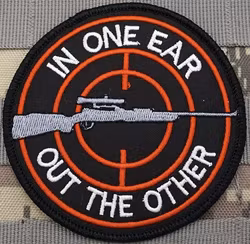 In one ear out the other - Patch