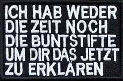 Ich hab weder - Patch