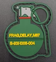 Granat - Grön - Patch