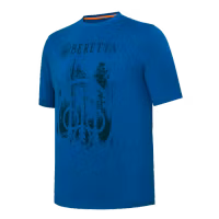 Beretta - Outline T-Shirt - Blue Twilight
