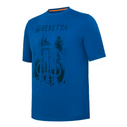 Beretta - Outline T-Shirt - Blue Twilight