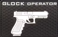 Glock Operator - Vit - Patch - Pvc