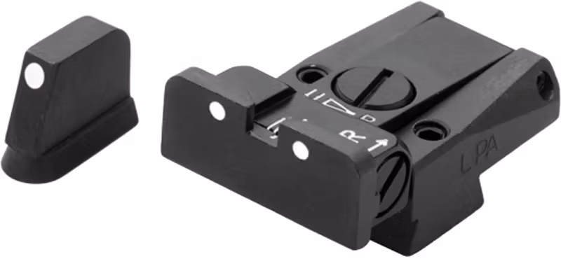 CZ - Sikte och korn LPA för CZ 75/85 - vita prickar