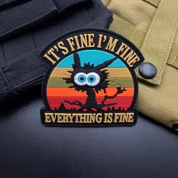 Its fine im fine everthing is fine - Patch - Pvc