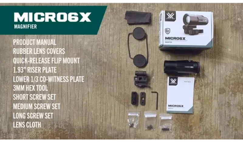 Vortex - Micro - 6x förstoringsadapter - Vippmontage