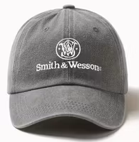 Smith & Wesson - Cap - Dark Gray - White text