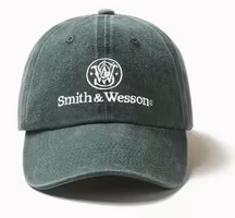Smith & Wesson - Cap - Green - White text