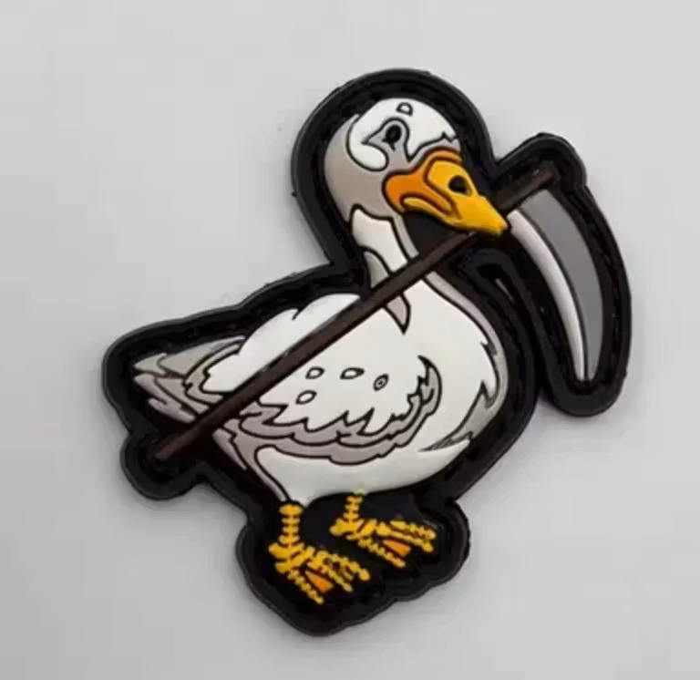 Anka med lie - PVC - Patch