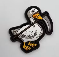 Anka med lie - PVC - Patch