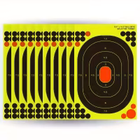 Fluorescent Splatter Target - Bullseye