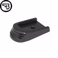 CZ - P-10 - Extended magazine base pad - Aluminium - Svart