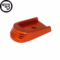 CZ - P-10 - Extended magazine base pad - Aluminium - Röd