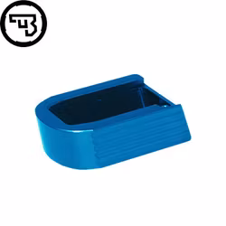 CZ - P-10M - Magazine base pad - +1 - Aluminium - Blå