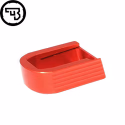 CZ - P-10M - Magazine base pad - +1 - Aluminium - Röd
