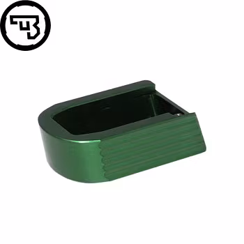 CZ - P-10M - Magazine base pad - +1 - Aluminium - Grön