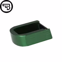 CZ - P-10M - Magazine base pad - +1 - Aluminium - Grön