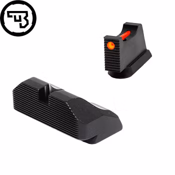 CZ - P-10 Optics Ready sight set with fiber optics - 1mm Röd