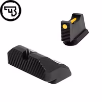CZ - P-10 Optics Ready sight set with fiber optics - 1mm Yellow