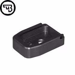 CZ - P-10 - Magazine base pad - +1 - Aluminium - Svart
