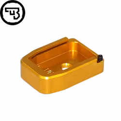 CZ - P-10 - Magazine base pad - +1 - Aluminium - Guld