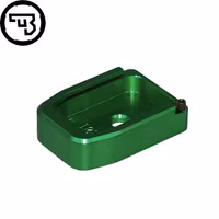 CZ - P-10 - Magazine base pad - +1 - Aluminium - Grön