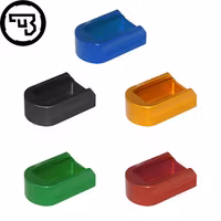 CZ - P-10 - Magazine base pad - +2 - Aluminium - Svart