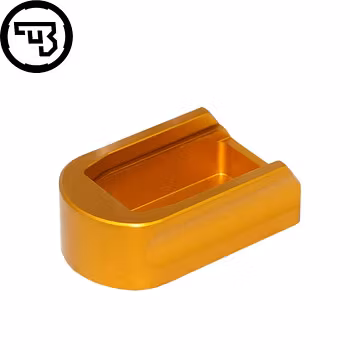 CZ - P-10 - Magazine base pad - +2 - Aluminium - Guld