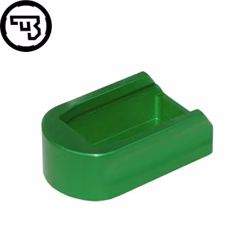 CZ - P-10 - Magazine base pad - +2 - Aluminium - Grön