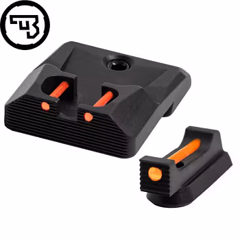 CZ - P-10 - Fast siktes set med fiberoptik - Original CZ - 1mm Orange - Röd