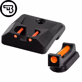 CZ - P-10 - Fast siktes set med fiberoptik - Original CZ - 1.5 mm Orange - Röd
