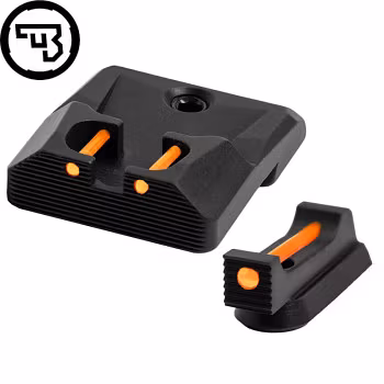 CZ - P-10 - Fast siktes set med fiberoptik - Original CZ - 1 mm Orange - Orange