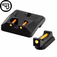 CZ - P-10 - Fast siktes set med fiberoptik - Original CZ - 1 mm Gul - Orange
