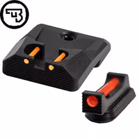 CZ - P-10 - Fast siktes set med fiberoptik - Original CZ - 1,5 mm Röd - Orange